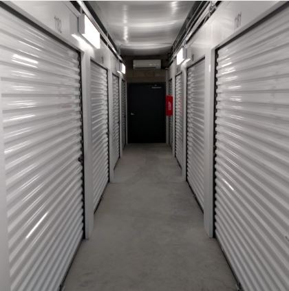 Interior Corridor of Storage Facility